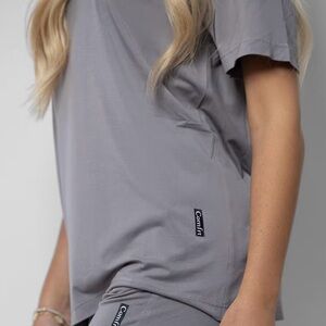 Comfrt Lounge Tee Size Large Grey